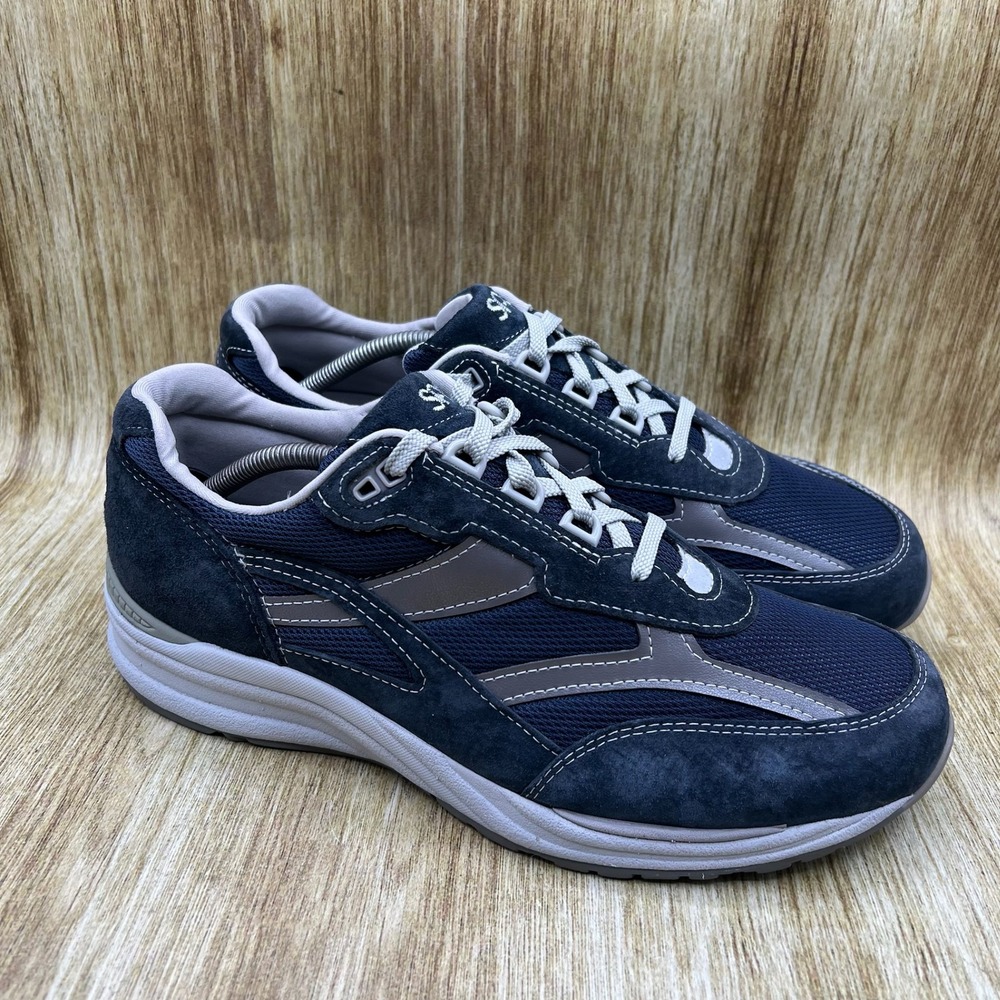 SAS Journey Mesh Men's Size 11.5 M Navy Blue Suede Sneakers Walking Shoes